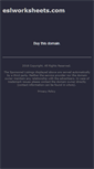 Mobile Screenshot of eslworksheets.com