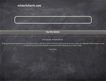 Tablet Screenshot of eslworksheets.com